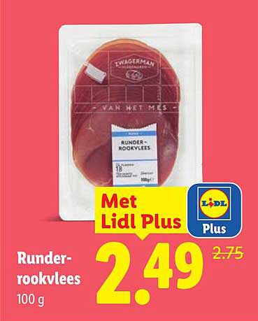 Runderrookvlees Met Lidl Plus