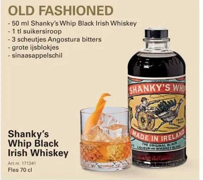Shanky's Whip Black Irish Whiskey