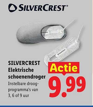 SILVERCREST Elektrische schoenendroger Actie