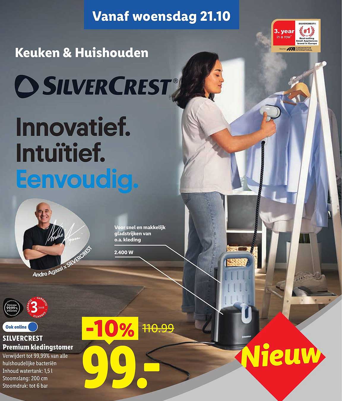 SILVERCREST Premium kledingstomer -10% Nieuw
