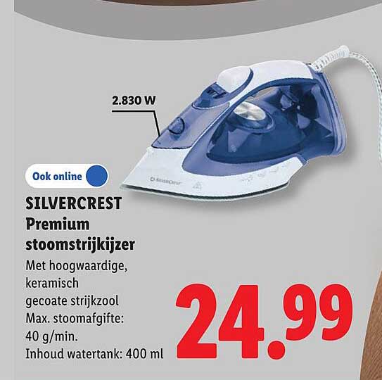 SILVERCREST Premium stoomstrijkijzer