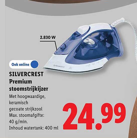 SILVERCREST Premium stoomstrijkijzer
