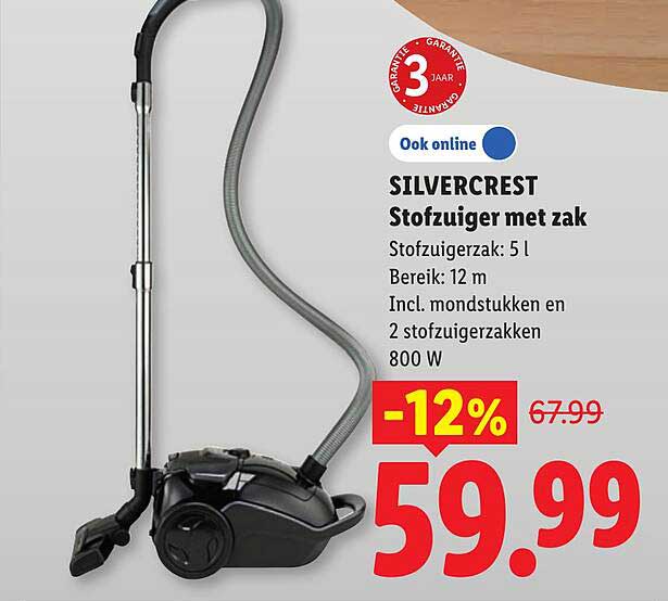 SILVERCREST Stofzuiger met zak