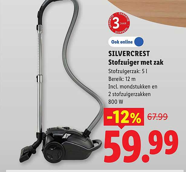 SILVERCREST Stofzuiger met zak