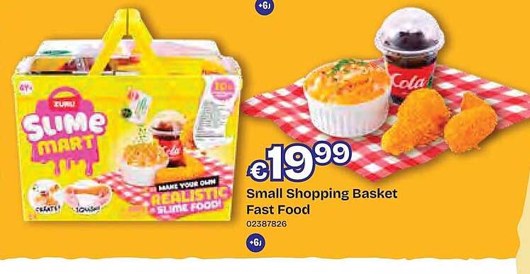 Small Shopping Basket Fast Food