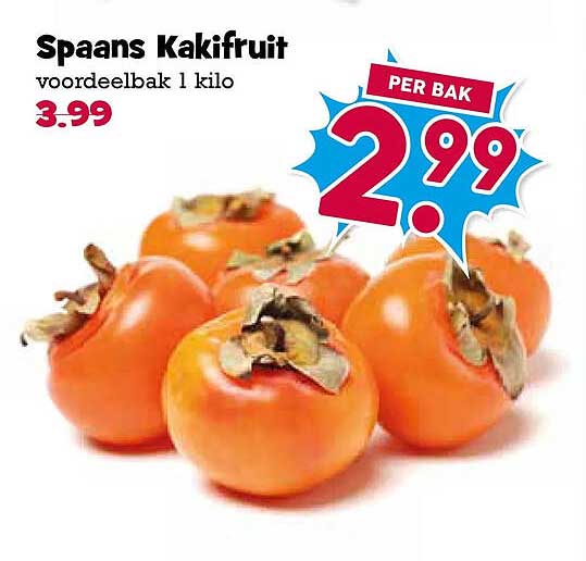 Spaans Kakifruit voordeelbak 1 kilo