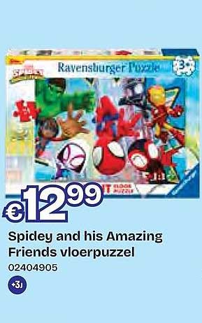 Spidey and his Amazing Friends vloerpuzzel