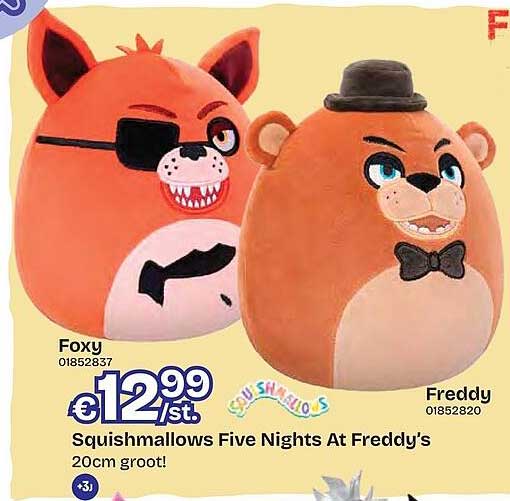 Squishmallows Five Nights At Freddy's 20cm groot!