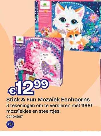 Stick & Fun Mozaïek Eenhoorns