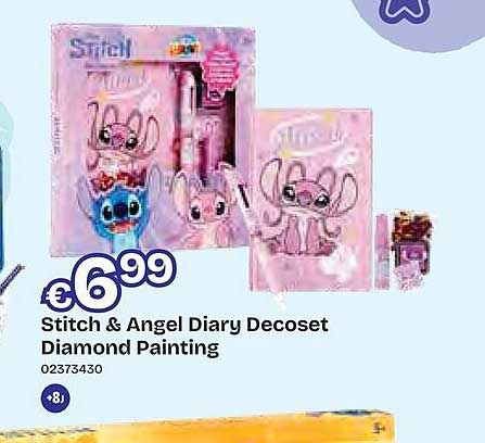 Stitch & Angel Diary Decoset Diamond Painting