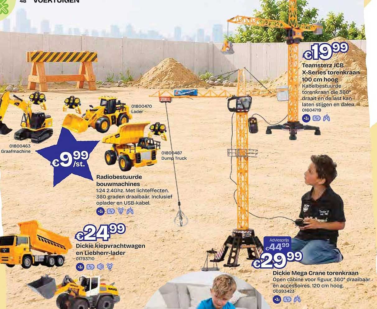 Teamsterz JCB X-Series torenkraan 100 cm hoog