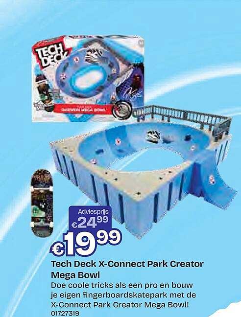 Tech Deck X-Connect Park Creator Mega Bowl