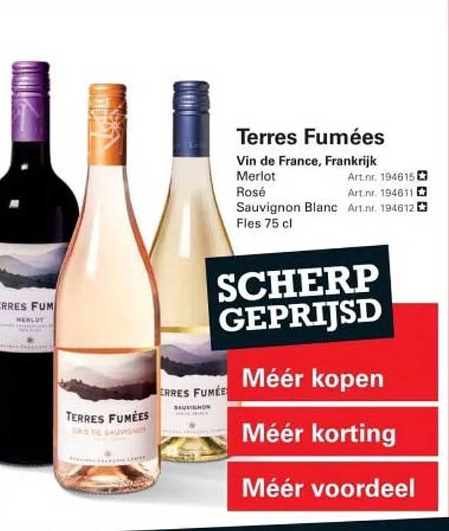 Terres Fumées Scherp geprijsd Méér kopen Méér korting Méér voordeel