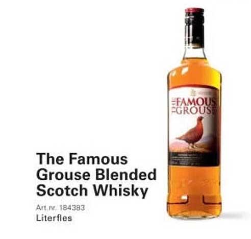 The Famous Grouse Blended Scotch Whisky Literfles