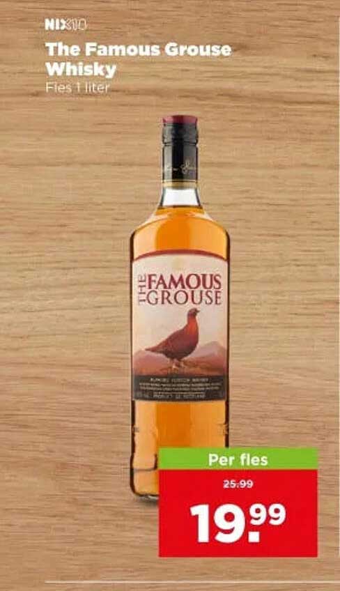 The Famous Grouse Whisky Fles 1 liter