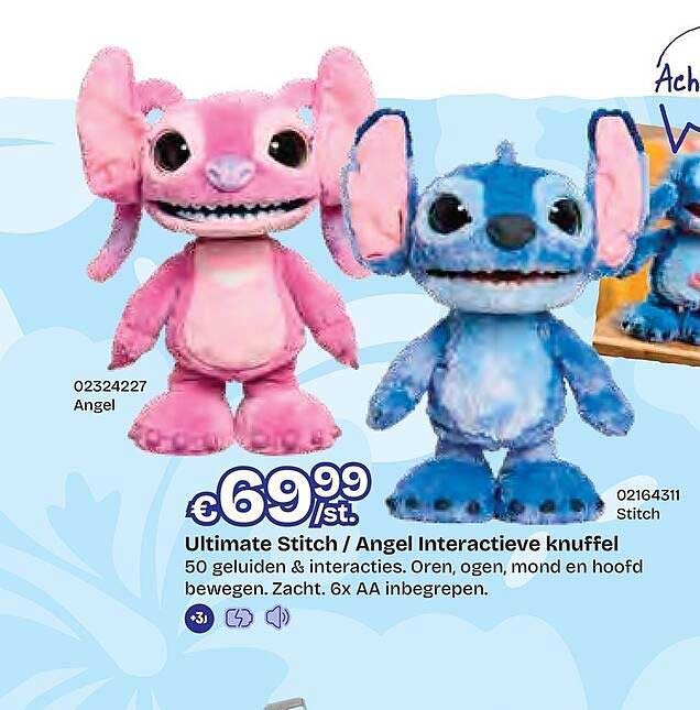 Ultimate Stitch / Angel interactieve knuffel