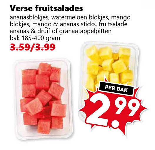 Verse fruitsalades