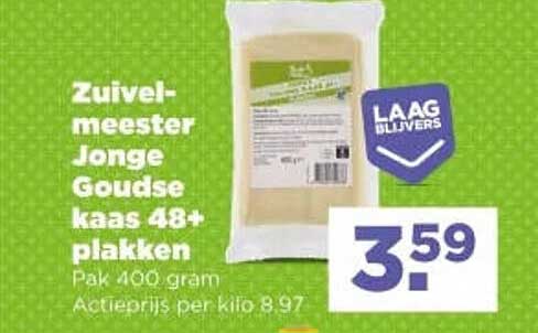 Zuivel-meester Jonge Goudse kaas 48+ plakken