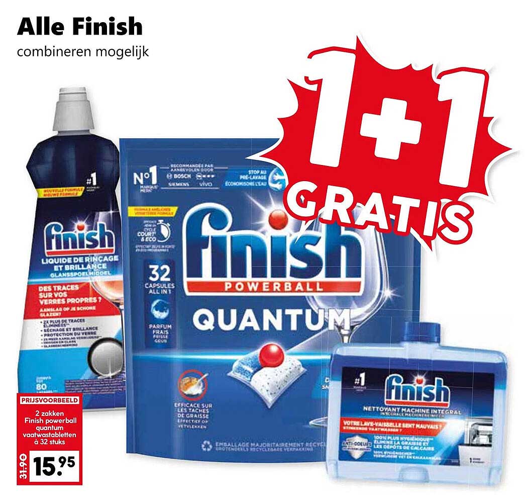 Alle Finish 1+1 GRATIS