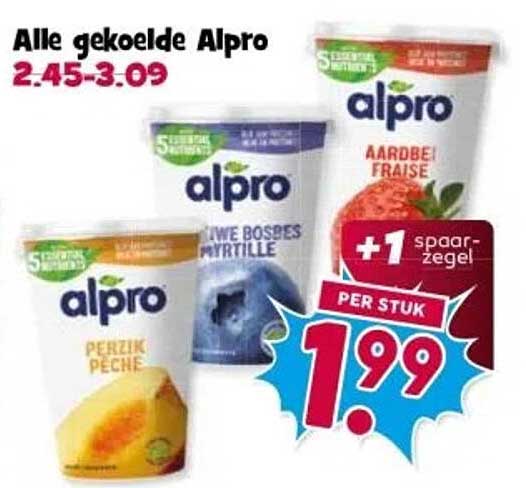 Alle gekoelde Alpro