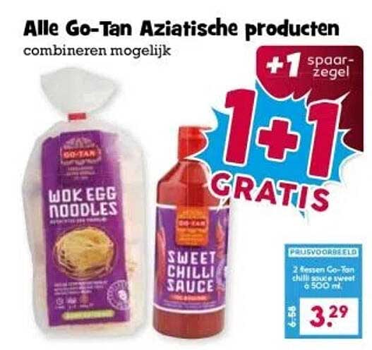 Alle Go-Tan Aziatische producten combineren mogelijk