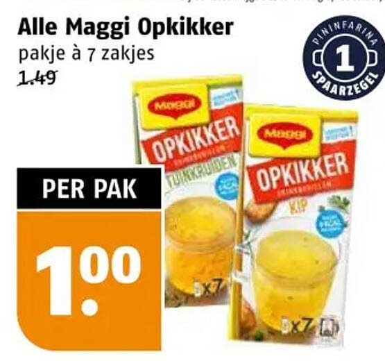 Alle Maggi Opkikker pakje à 7 zakjes
