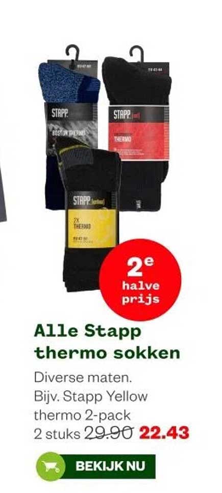 Alle Stapp thermo sokken