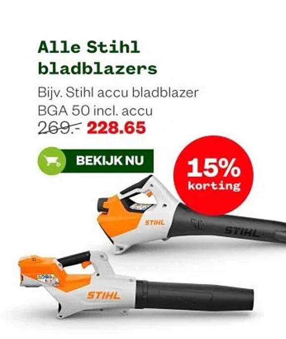 Alle Stihl bladblazers