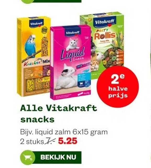 Alle Vitakraft snacks