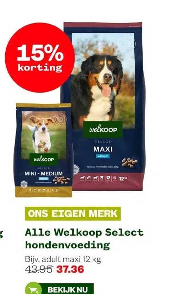 Alle Welkoop Select hondenvoeding
