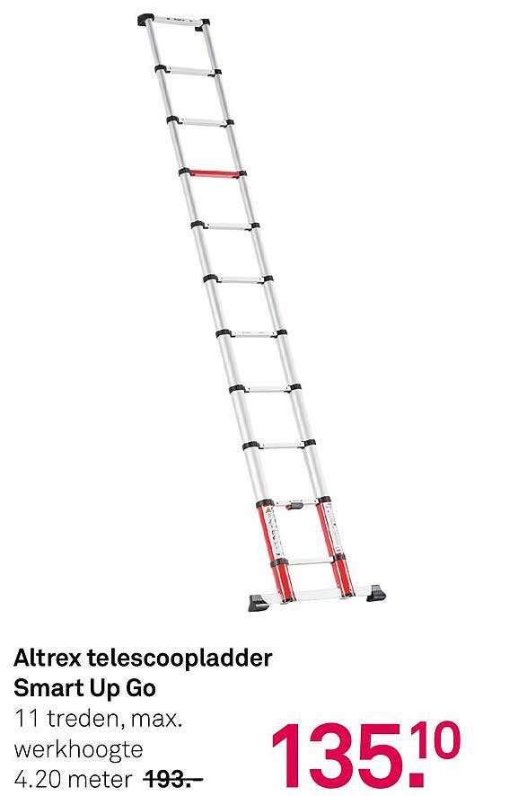 Altrex telescopladder Smart Up Go