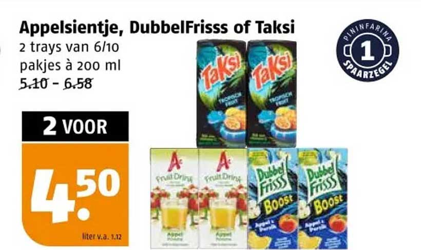 Appelsientje, DubbelFrisss of Taksi