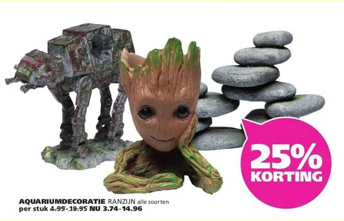 AQUARIUMDECORATIE RANZIJN alle soorten