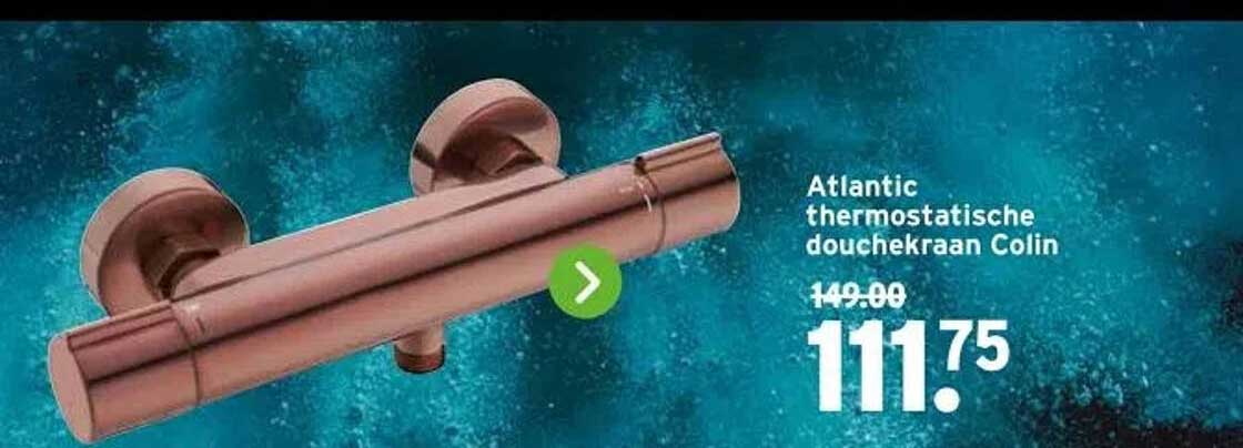 Atlantic thermostatische douchemengkraan Colin