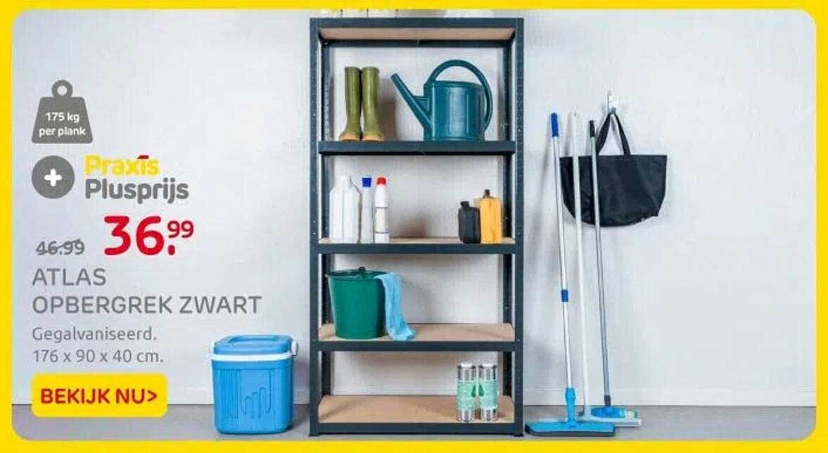 ATLAS OPBERGREK ZWART