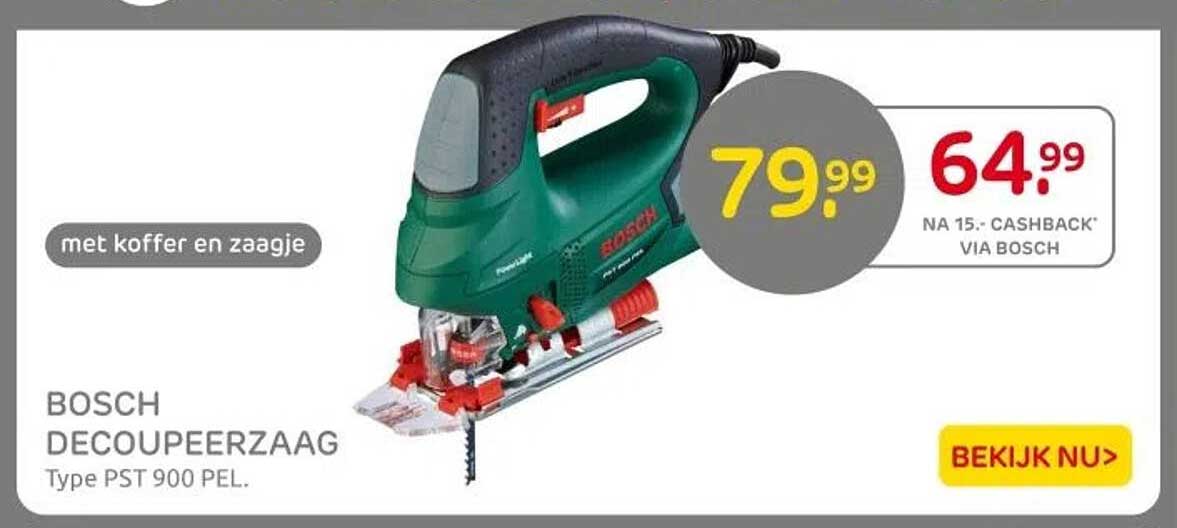 BOSCH DECOUPEERZAAG Type PST 900 PEL.