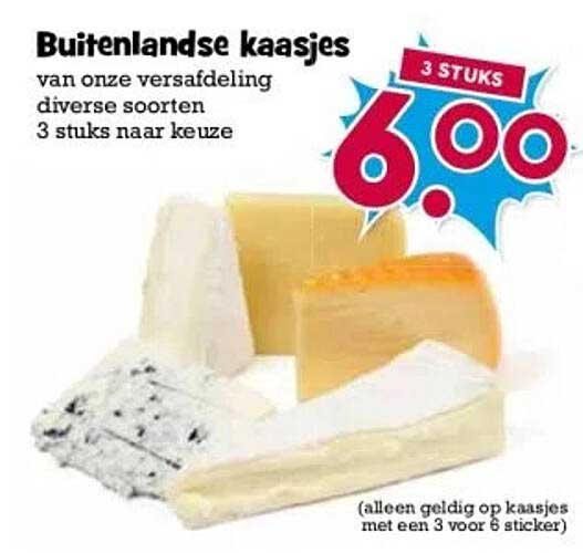 Buitenlandse kaasje's