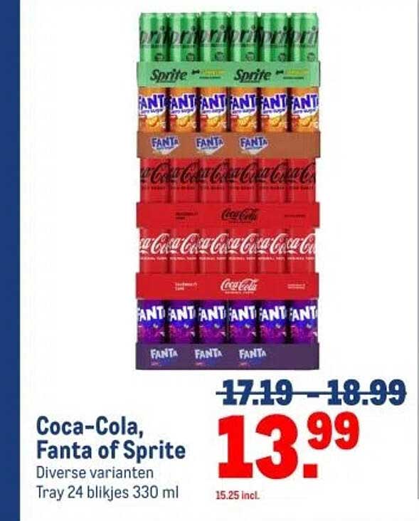 Coca-Cola, Fanta of Sprite