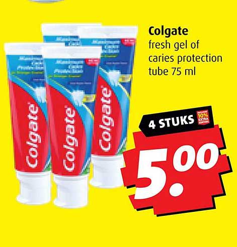Colgate fresh gel of caries protection tube 75 ml
