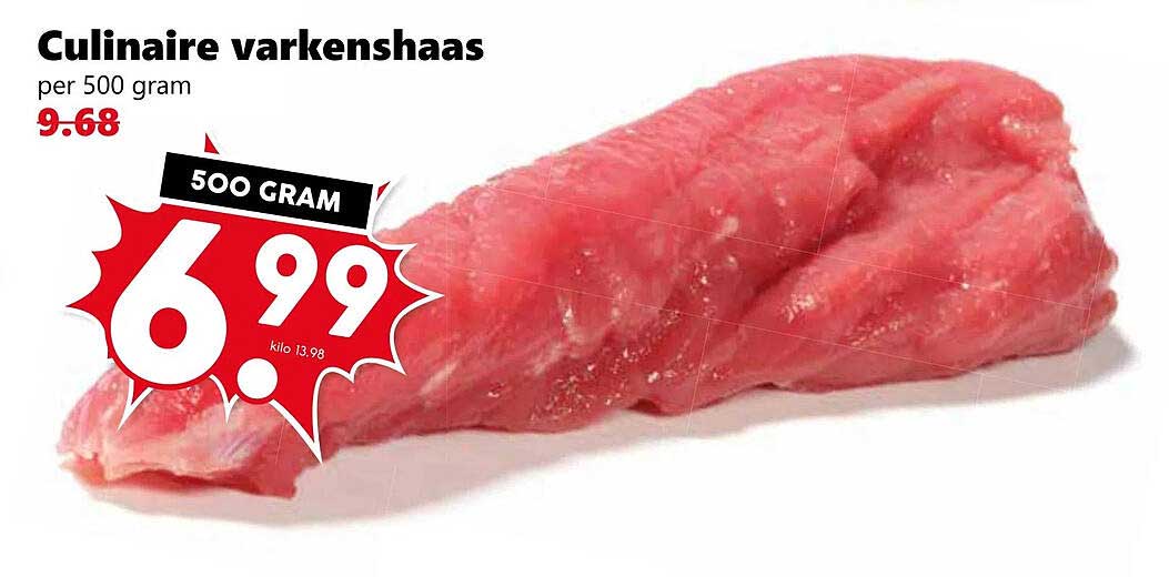 Culinaire varkenshaas