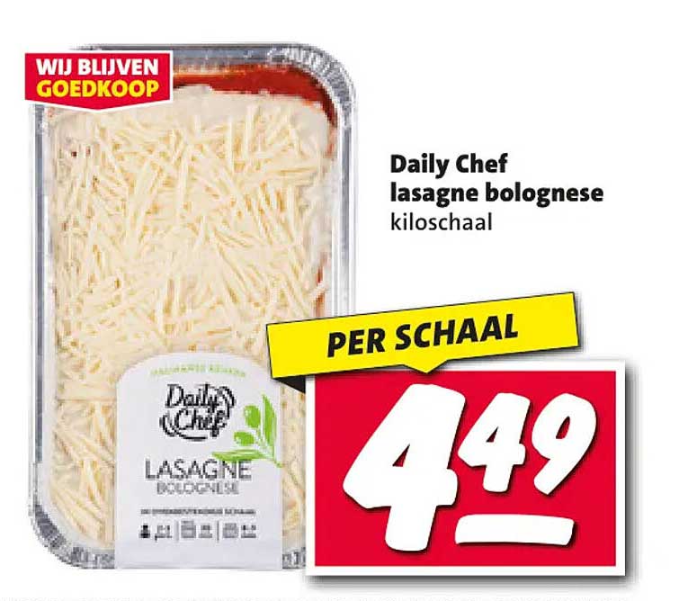 Daily Chef lasagne bolognese kiloschaal