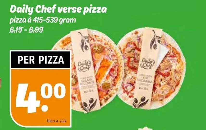 Daily Chef verse pizza