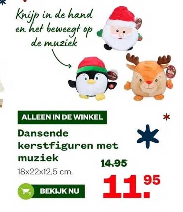 Dansende kerstfiguren met muziek