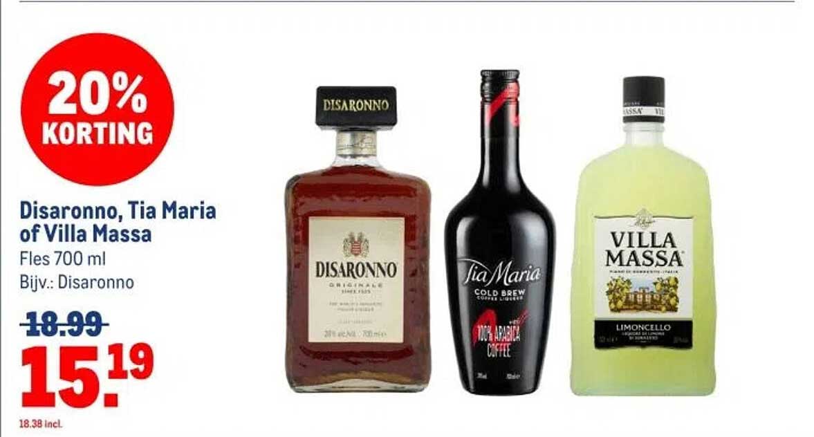 Disaronno, Tia Maria of Villa Massa