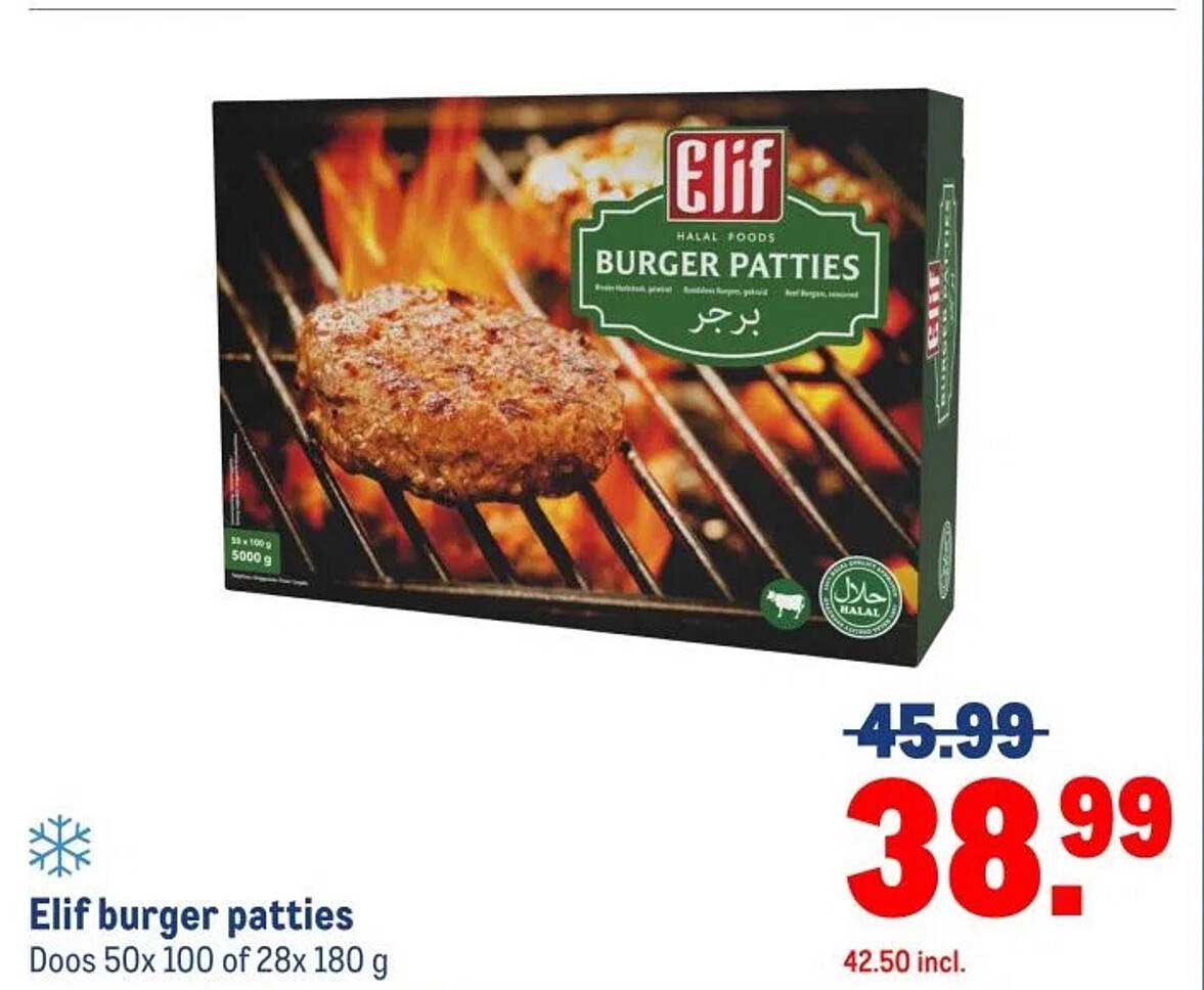 Elif burger patties