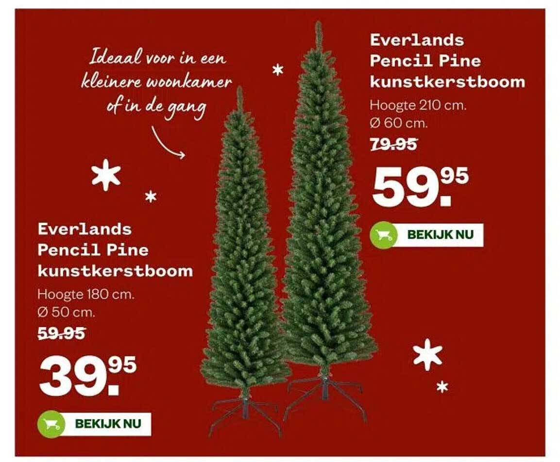 Everlands Pencil Pine kunstkerstboom