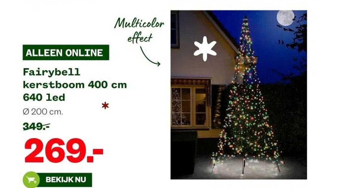 Fairybell kerstboom 400 cm 640 led