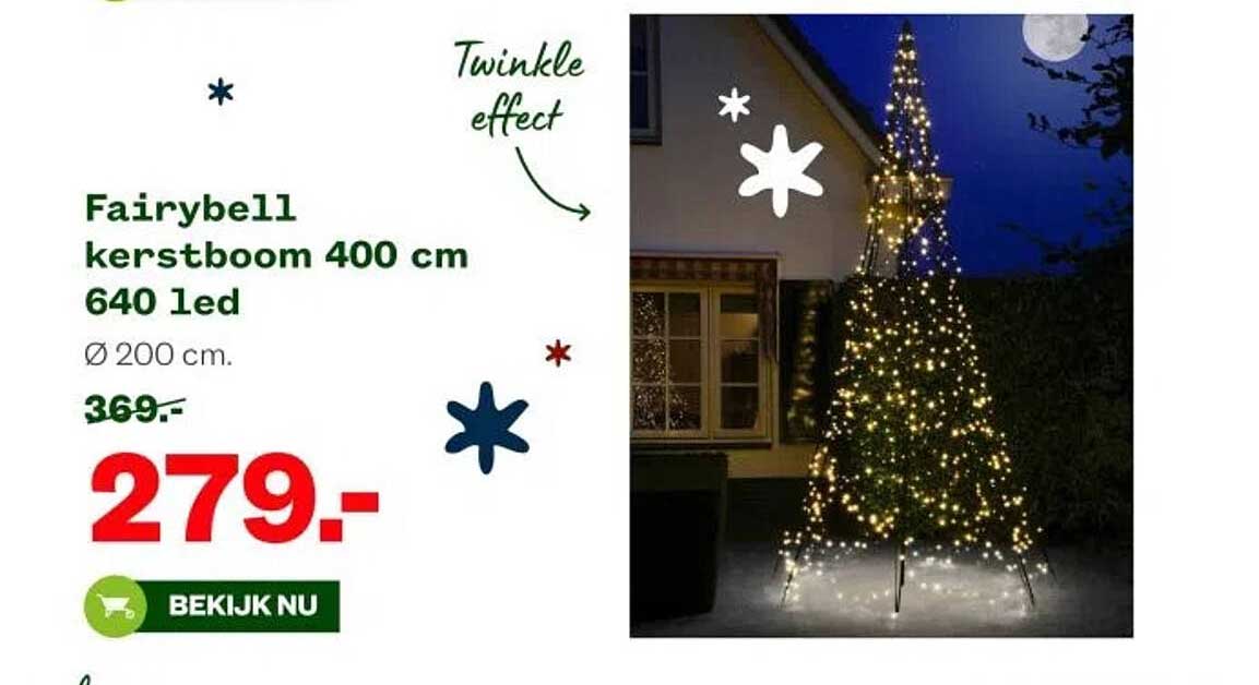 Fairybell kerstboom 400 cm 640 led