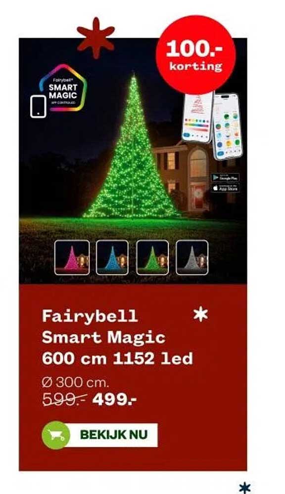 Fairybell Smart Magic 600 cm 1152 led