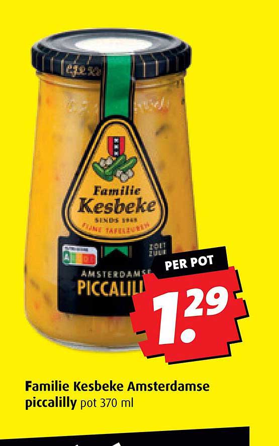 Familie Kesbeke Amsterdamse piccalilly pot 370 ml